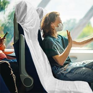일회용 원단, 부직포, 커버 프로텍터, 자동차 액세서리 인테리어 장식 커버, 비행기, 기차, 버스 2