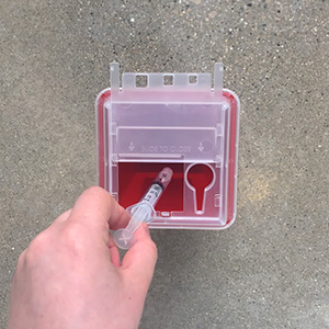 건강 관리, 갤런, 쿼트, 리터 샤프 용기, 생물학적 위험 폐기물 처리 용기, 바늘 처리 용기 4