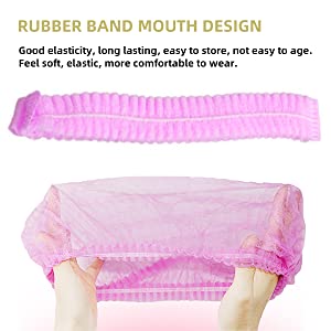 탄성 캡 커버, 의료 일회용 외과용 헤드 캡, 부직포 Bouffant Mob 캡, 헤어 네트 NURSE CAP 1