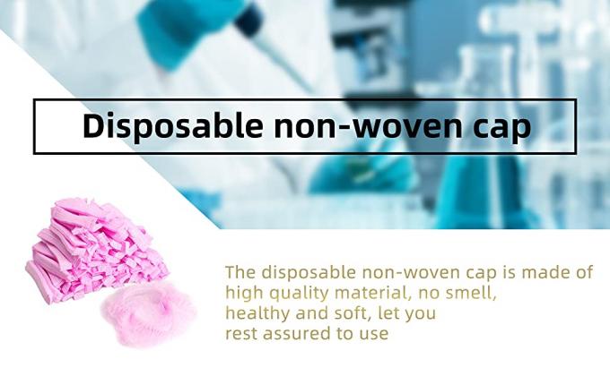 탄성 캡 커버, 의료 일회용 외과용 헤드 캡, 부직포 Bouffant Mob 캡, 헤어 네트 NURSE CAP 0