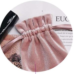 벨벳 선물 가방, 벨벳 같은 드로스트링 팁, 팔찌, 목걸이, 시계, 반지, 보석 패키징 8