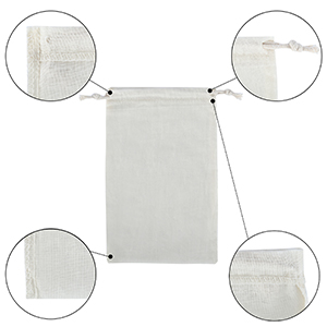 면 졸라매는 끈 가방, 면 모슬린 가방, 면 파우치, 재사용 가능한 가방, 보석 파우치, 선물 향 주머니 0