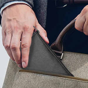 PU 가죽 파우치 백, 아마 파우치, 거니 파우치, 거즈 파우치, 극세사 파우치, 나일론 파우치, 삼베 파우치 6