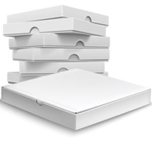 용지함을 싸는 맞춘 피자는 다른 크기, 재활용 종이 단순한 피자 일괄 도시락으로 주름지게 했습니다 3