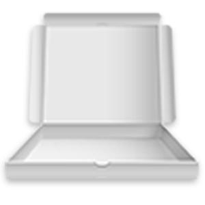 용지함을 싸는 맞춘 피자는 다른 크기, 재활용 종이 단순한 피자 일괄 도시락으로 주름지게 했습니다 4