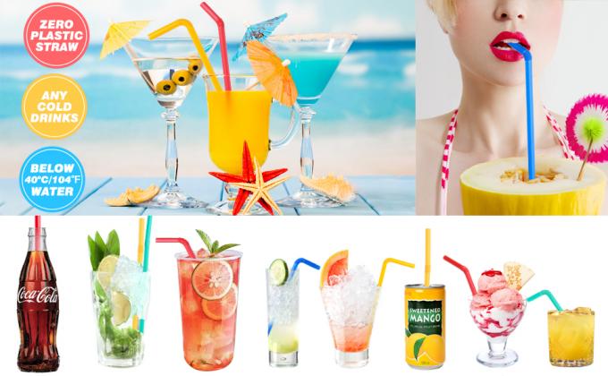 PLA 식물 기반, 개별 랩, 칵테일 빨대, 친환경, 옥수수 전분, 플렉시, 스푼, 포크, 컬터리 0