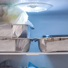 칸막이 알루미늄 호일 용기 트레이, 8011, 버릴 수 있는 환경 보호 가계를 합금합니다 3