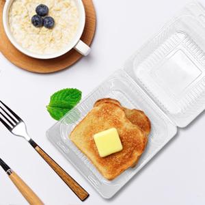 대합조개 껍질 힌지 물집 샐러드 폴드형 팩, 밀폐된 칸막이 급식 Prep 컨테이너는 도시락을 제거합니다 8