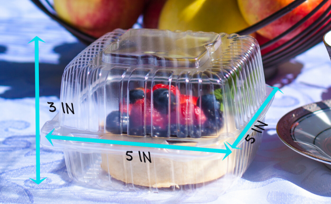 대합조개 껍질 힌지 물집 샐러드 폴드형 팩, 밀폐된 칸막이 급식 Prep 컨테이너는 도시락을 제거합니다 11