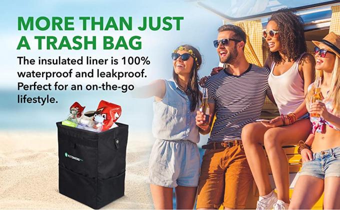 봉투, 저장 포켓 방누 창시자 접을 수 있는 가지고 다닐 수 있는 방수 자동차 쓰레기 빈을 매다는 자동차 쓰레기 10