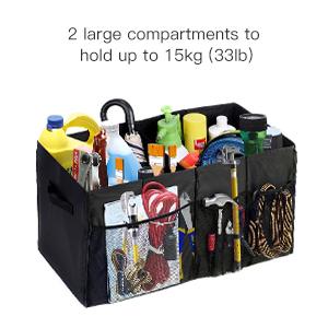 SUV, 확장가능한 대용량, 탄탄한 화물 트렁크 저장함, 비 하락 바닥을 위한 자동차 몸통 형성체 12