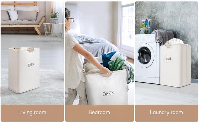 쉬운 핸들 운반과 세탁 바구니가, 세척 BIN을 폴딩시키, 가족 세탁실 화장실을 방해합니다 18