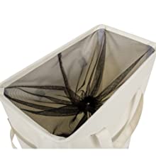 쉬운 핸들 운반과 세탁 바구니가, 세척 BIN을 폴딩시키, 가족 세탁실 화장실을 방해합니다 24