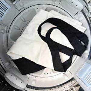 최고 지퍼 폐쇄부. 기관, 핸들과 재활용, 세척할 수 있는, 캔버스 쇼핑 가방, 천 식료품 운반 5