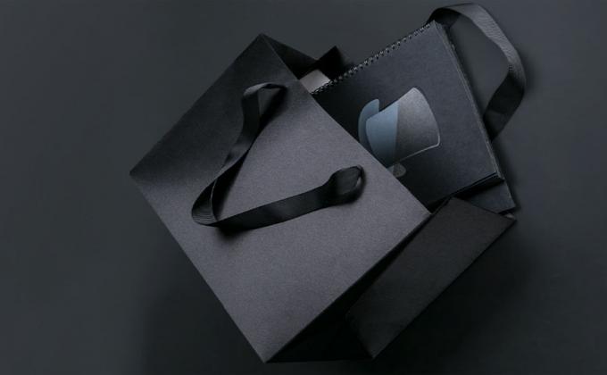 백, 선물 상자를 감싸는 파티 백, 모눈 종이 백 XL 크기와 결혼하는 핸들과 향기 종이 선물 가방 0