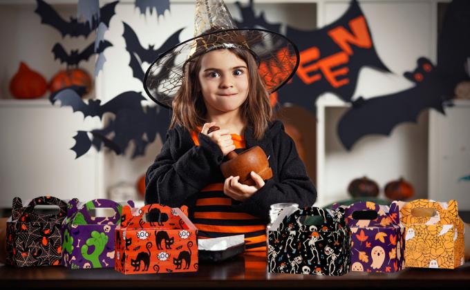 호박 잔디 가방, 축제 잎, 할로윈 장식, 편법 또는 처리, 파티 용품, 거대한 구디 백 11